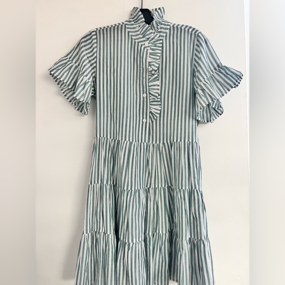 MILLE Violetta Striped Mini Dress